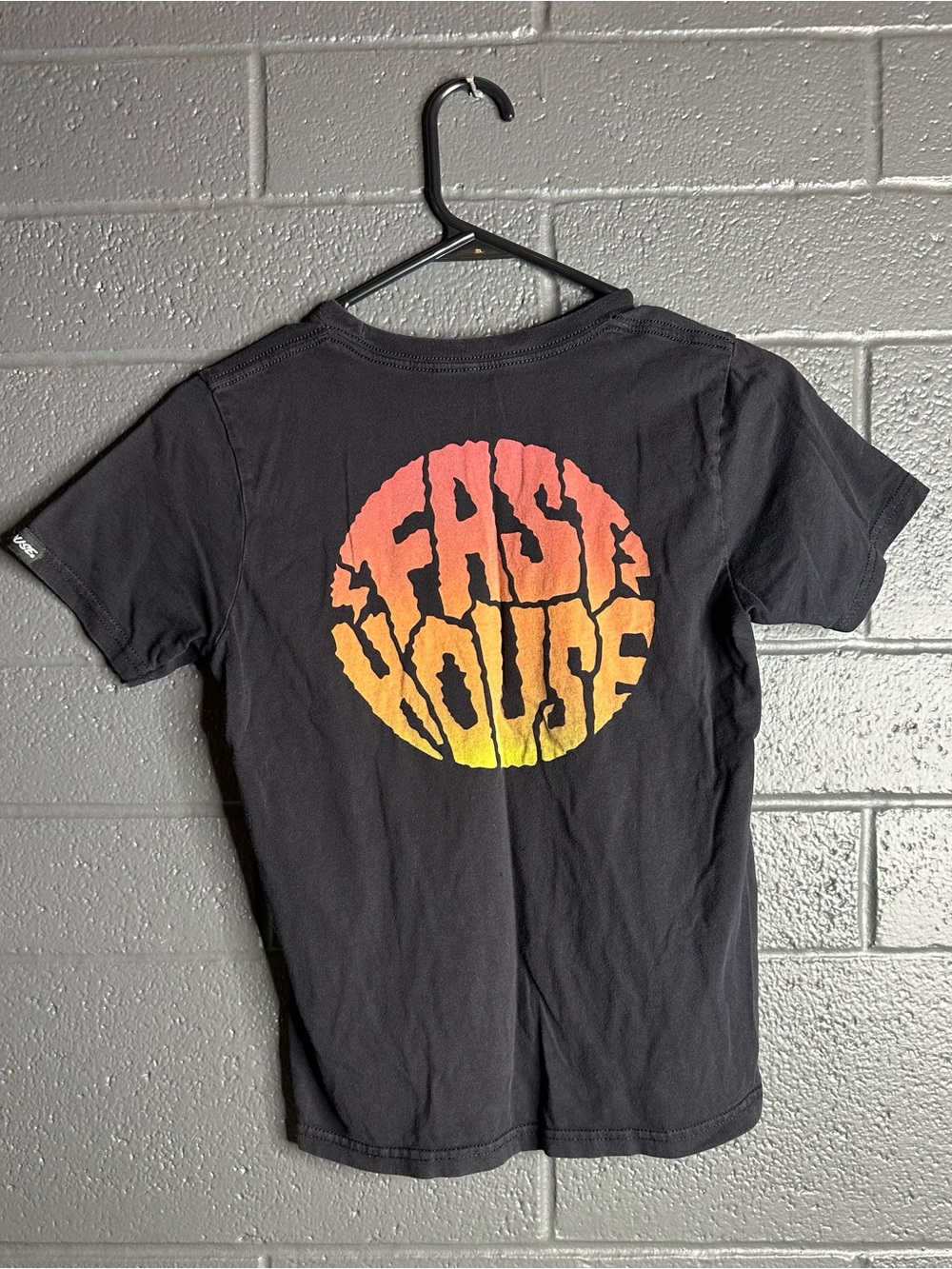Fast House Brand - Black Kids Graphic Tee with Sunset Logo - YL - Picture 5 of 8